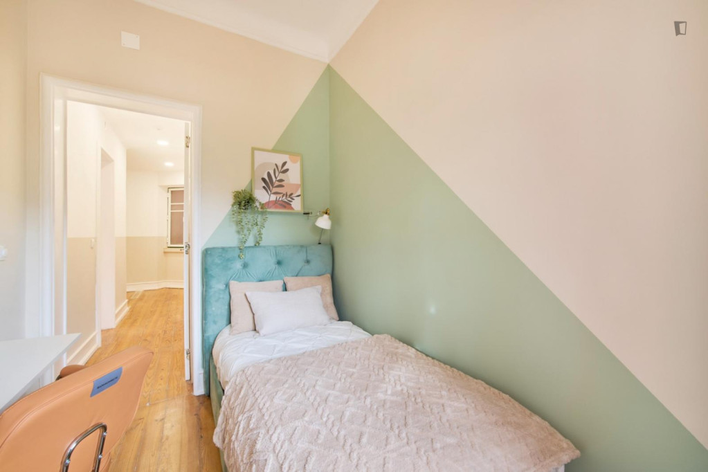 Cozy single bedroom - Lisbonne - chambre - ImmoJeune