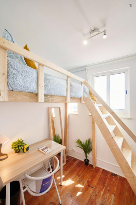 Vibrant Single Bedroom close to Lisbon School Of Economics & Management  - Lisbonne - chambre - ImmoJeune