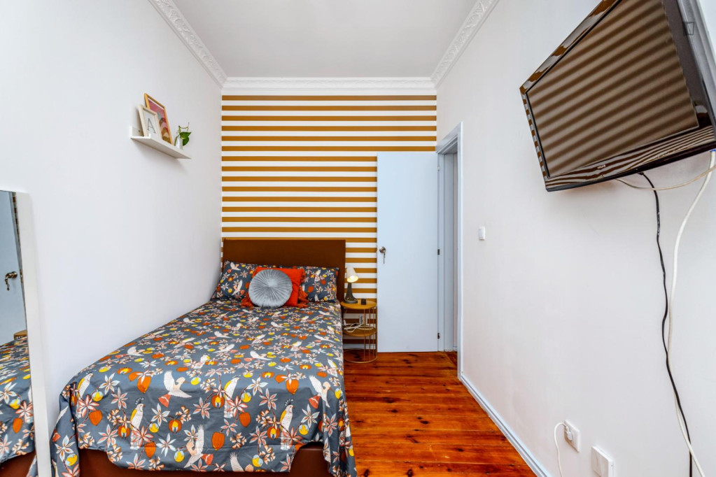 Large Room, great spacious flat - Lisbonne - chambre - ImmoJeune
