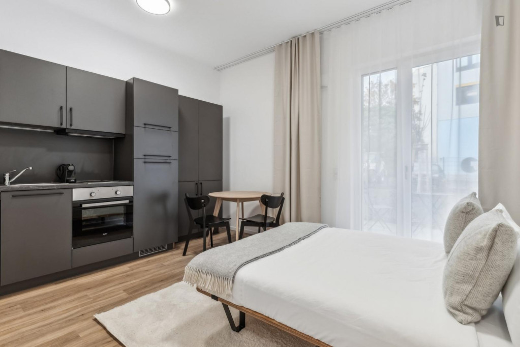 Lovely studio in a modern apartment complex near the Leipzig University in Zentrum-Nord - Leipzig - chambre - ImmoJeune