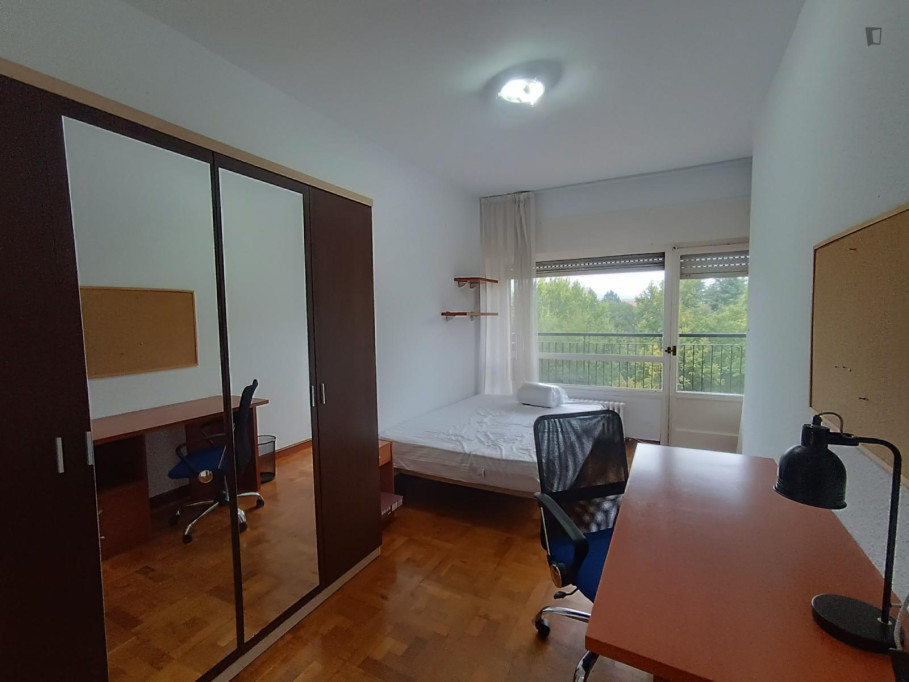 Cosy single bedroom in welcoming shared flat near the University of Navarra - Pamplona - chambre - ImmoJeune