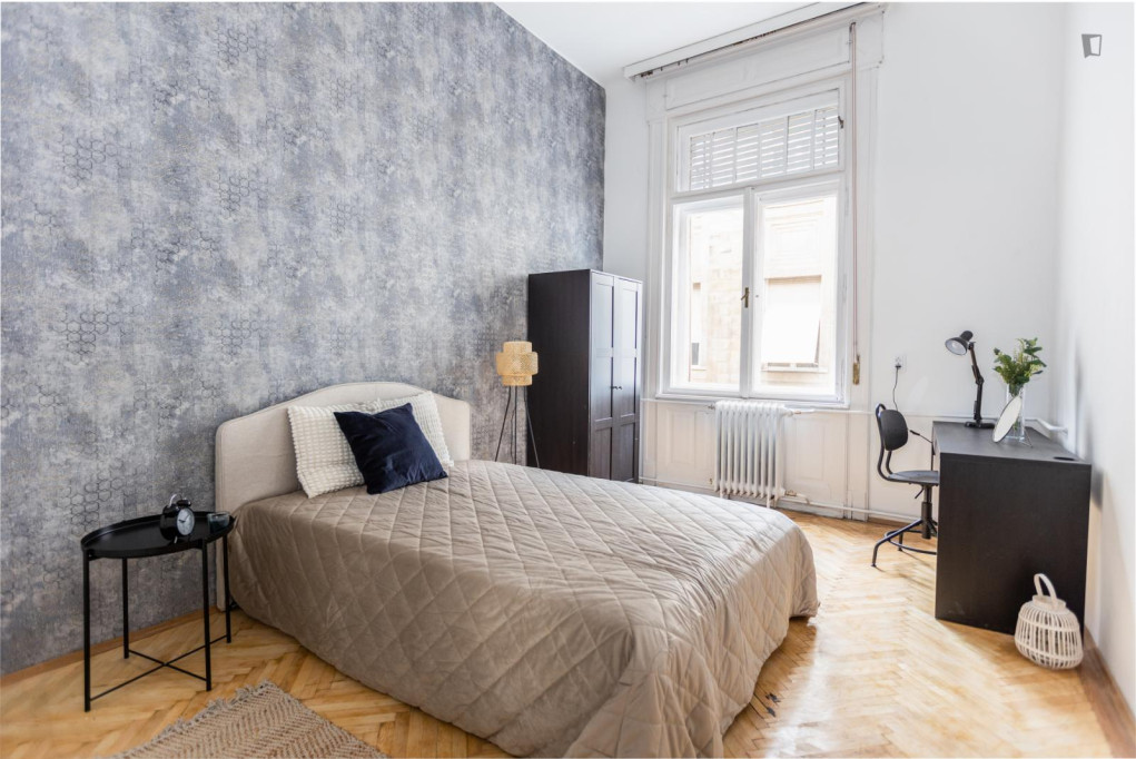 Spacious single bedroom in shared flat close to the Lipótváros District - Budapest - chambre - ImmoJeune