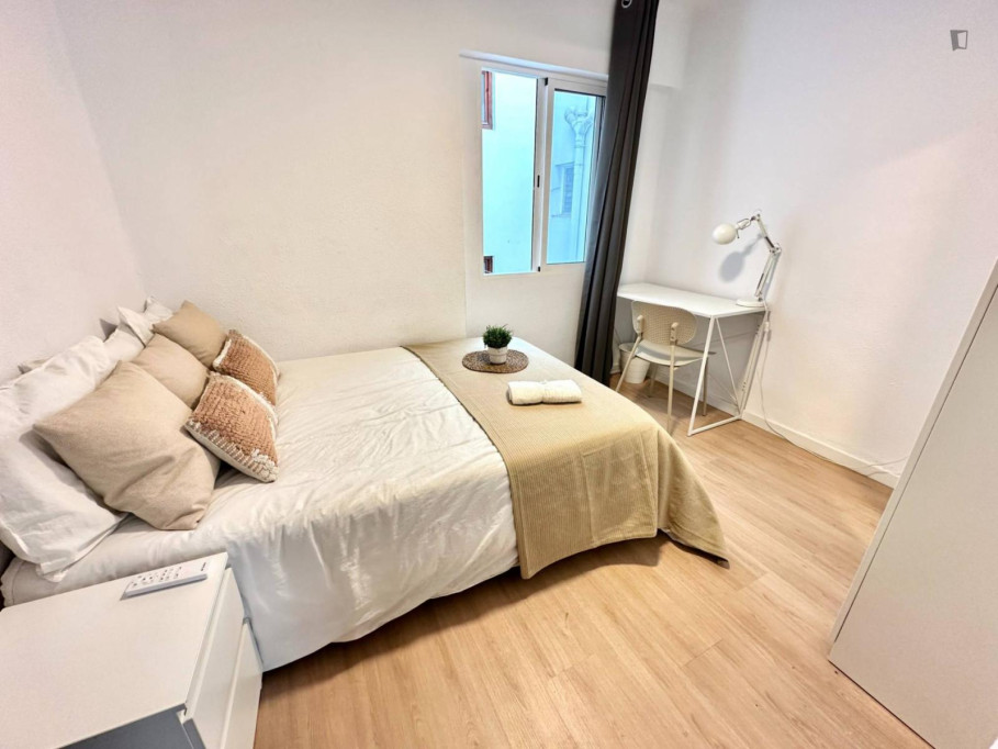Welcoming double bedroom near Universitat de València - Valence - chambre - ImmoJeune