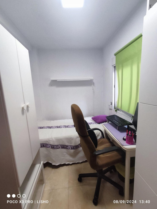 Single bedroom in 3-bedroom apartment - Madrid - chambre - ImmoJeune