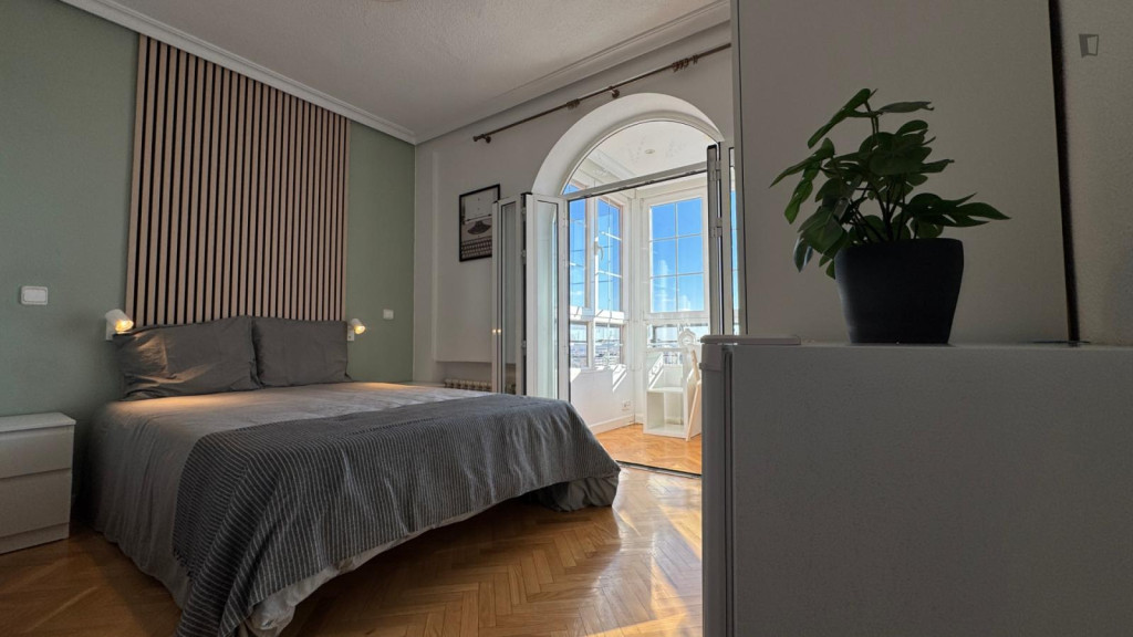Spacious ensuite double bedroom close to Canillas metro station - Madrid - chambre - ImmoJeune