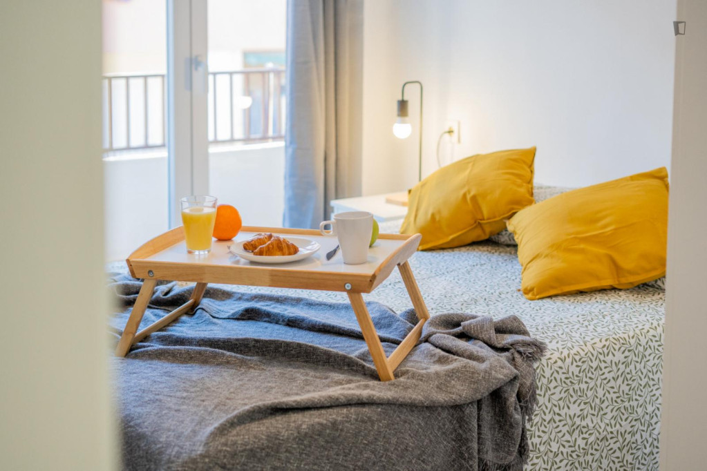 Large Great looking double bedroom with balcony - Valence - chambre - ImmoJeune