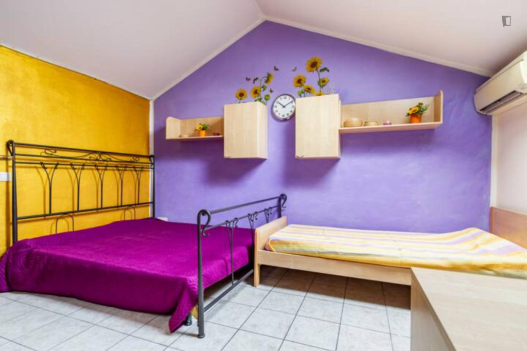 Bedroom with Private Bathroom in - Bigami Parco Nord M5 - Milan - chambre - ImmoJeune