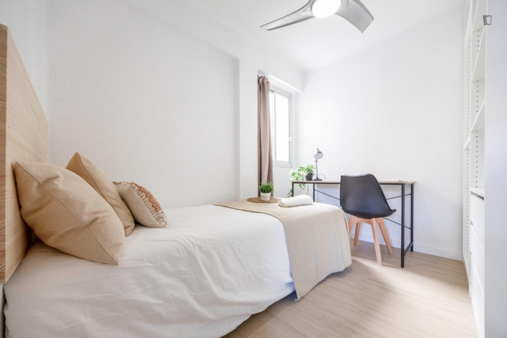 Single bedroom in 5-room-apartment in Benimaclet - Valence - chambre - ImmoJeune
