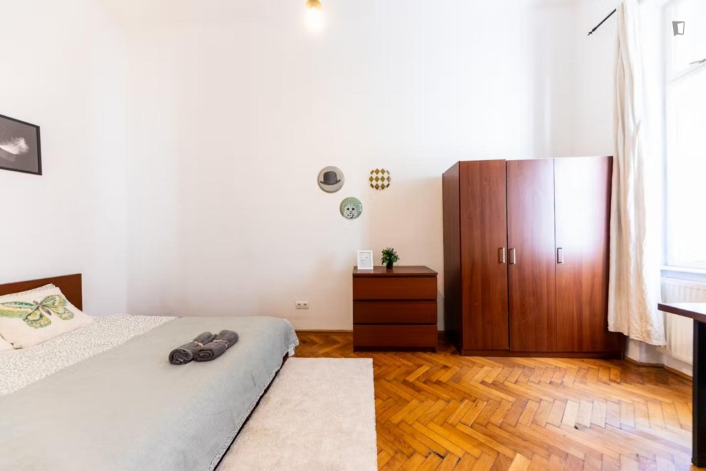 Very nice double bedroom, in Terézváros
