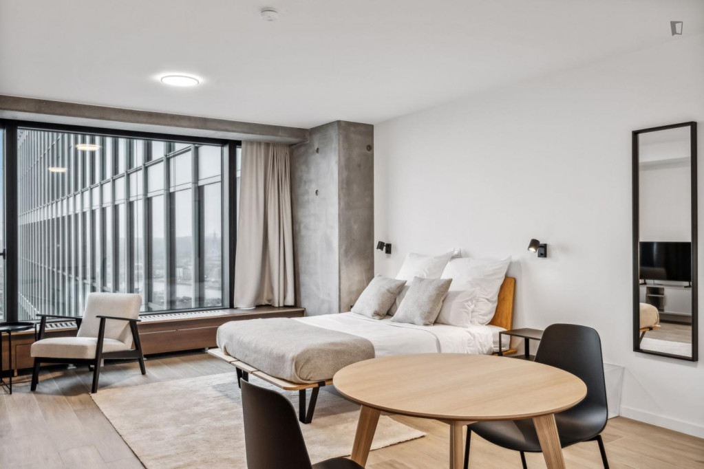 Large studio in Noord - Bruxelles - chambre - ImmoJeune