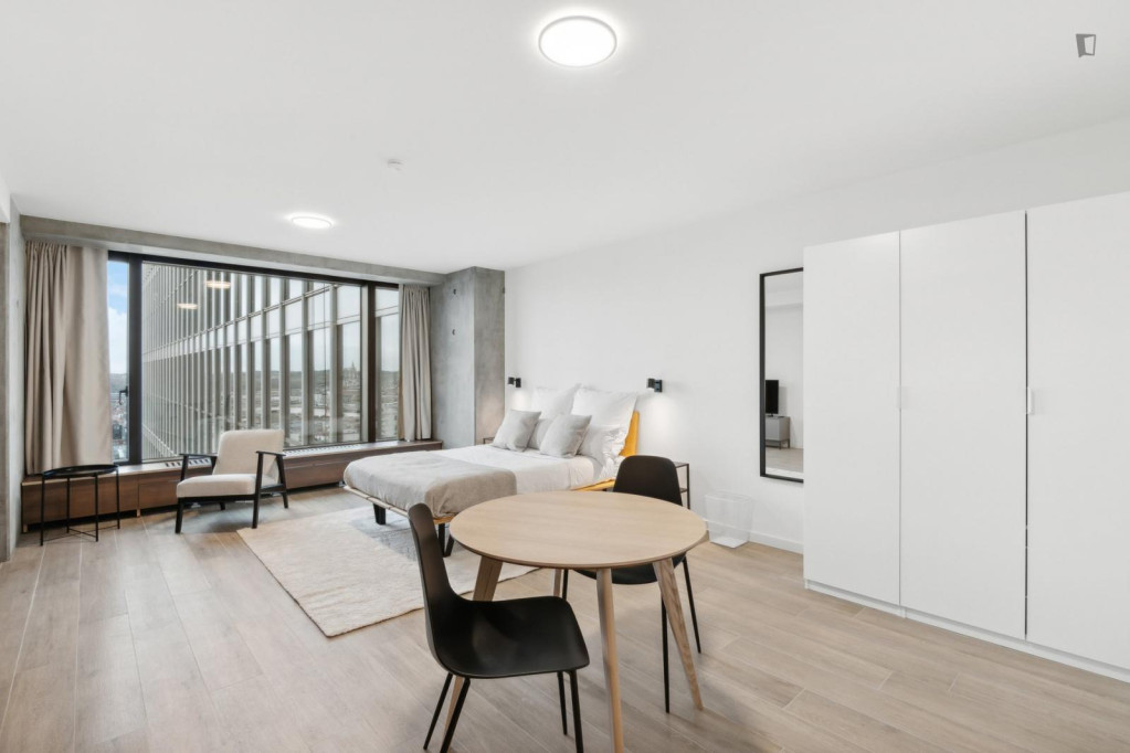 Very cool studio in the Nord neighbourhood - Bruxelles - chambre - ImmoJeune