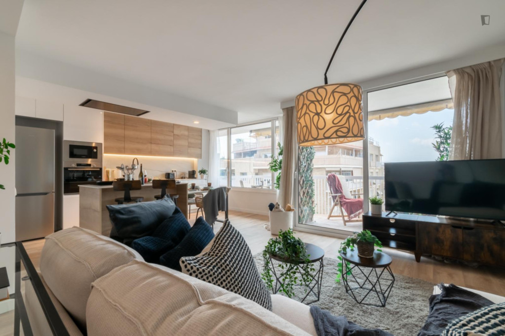 MODERN PENTHOUSE WITH TERRACE ON GRAN VIA DE CARLES III - Barcelone - chambre - ImmoJeune