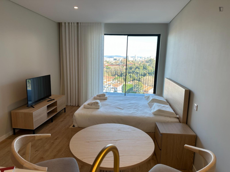 Alluring studio near the Gaia train station - Vila Nova de Gaia - chambre - ImmoJeune