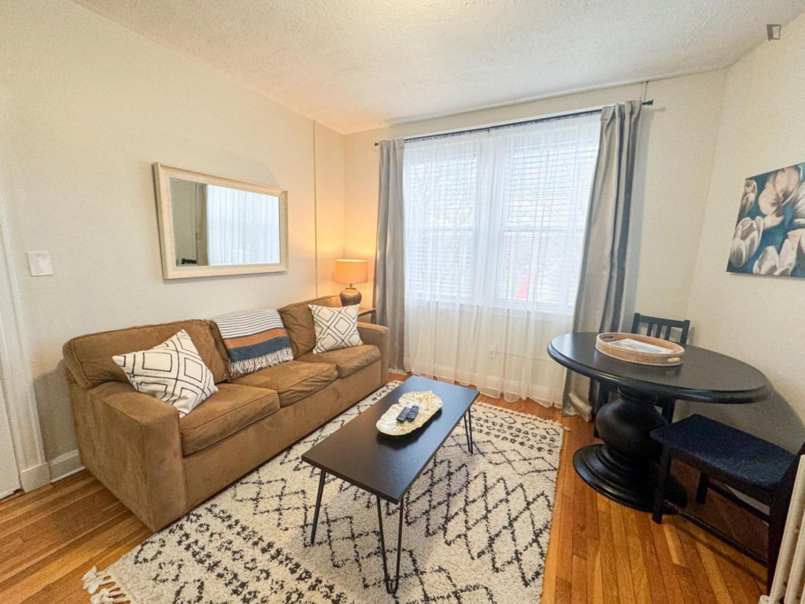 Elegant 1-bedroom apartment in Brookline - Boston - chambre - ImmoJeune