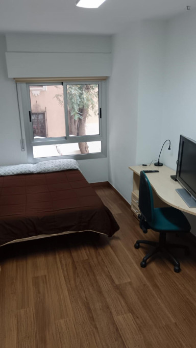 Cosy single bedroom in a shared flat near the Universidad de Murcia: Campus de la Merced