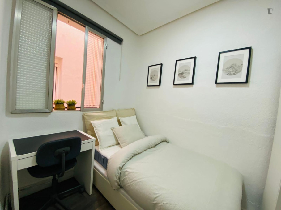 Cool single bedroom in nice shared flat close to the Antón Martín Market - Madrid - chambre - ImmoJeune