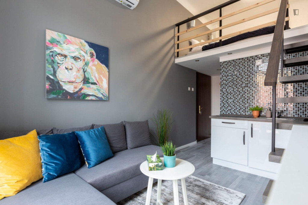 Studio in 7th district with balcony