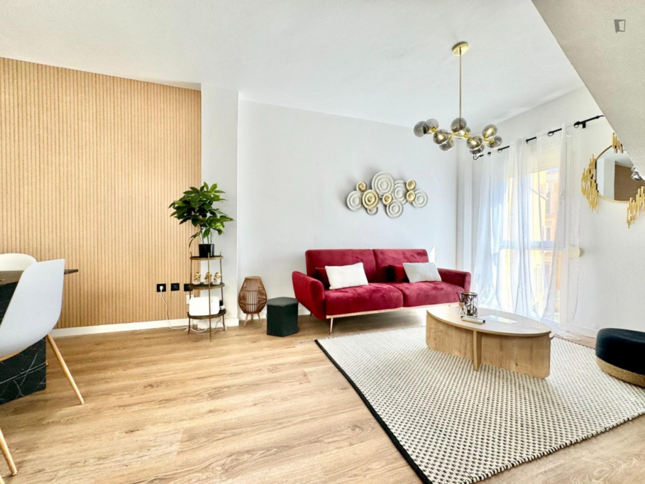 Classy 3-bedroom flat in San Felipe Nerí neighbourhood - Malaga - chambre - ImmoJeune