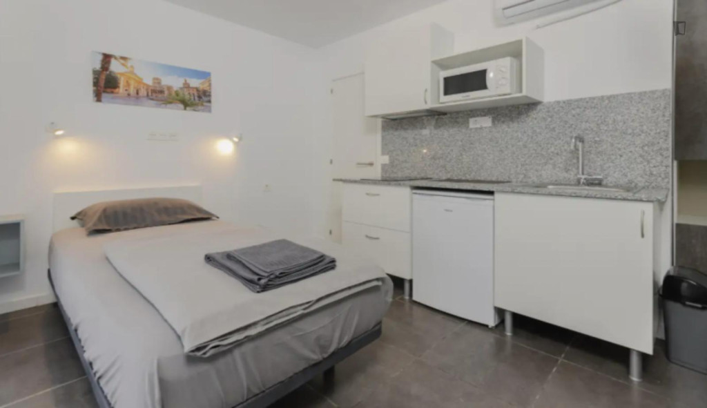 Comfortable studio well connected to the city center of Valencia - Valence - chambre - ImmoJeune