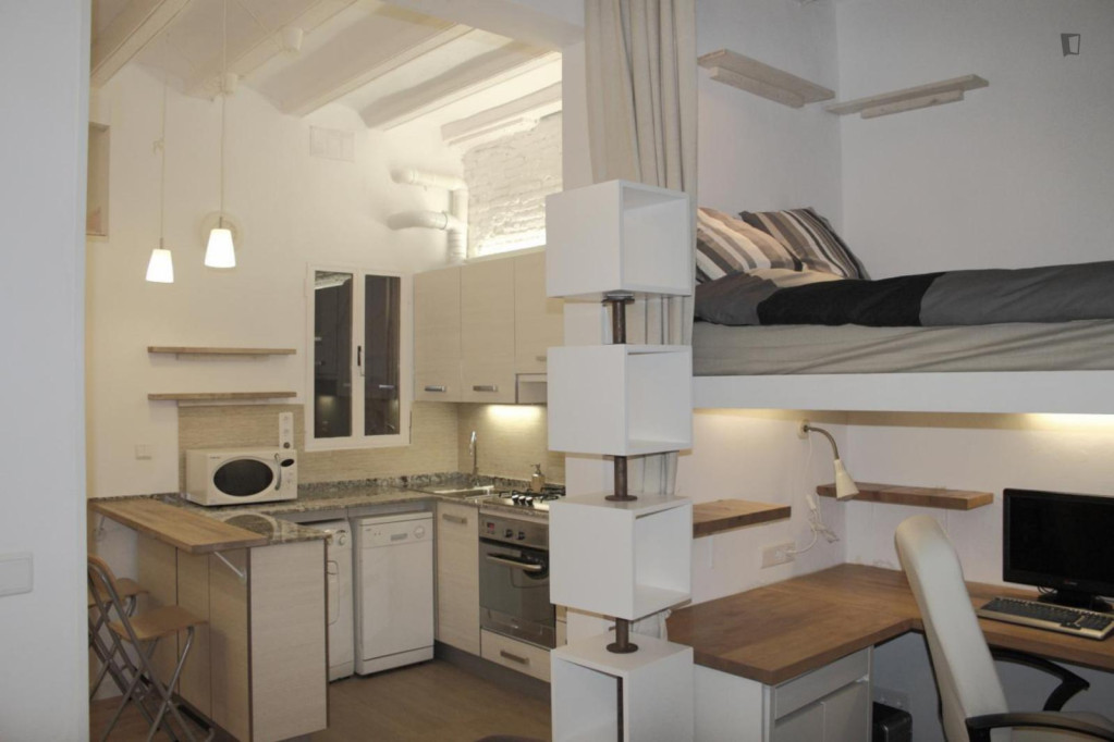 Studio - Barcelone - chambre - ImmoJeune