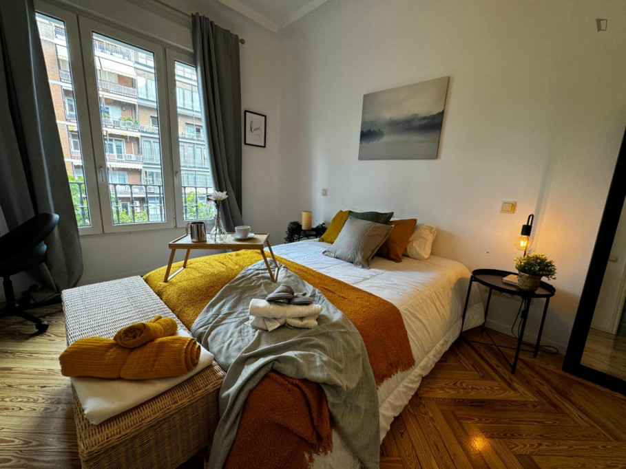 Superb double ensuite bedroom near the Núñez de Balboa metro - Madrid - chambre - ImmoJeune