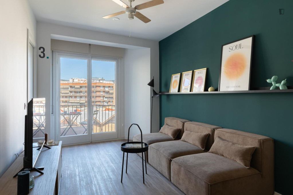 Charming 3-bedroom apartment near the Barcelona Knowledge Campus - Barcelone - chambre - ImmoJeune