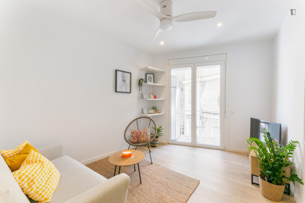 Charming 1-bedroom apartment in El Poble-sec - Barcelone - chambre - ImmoJeune