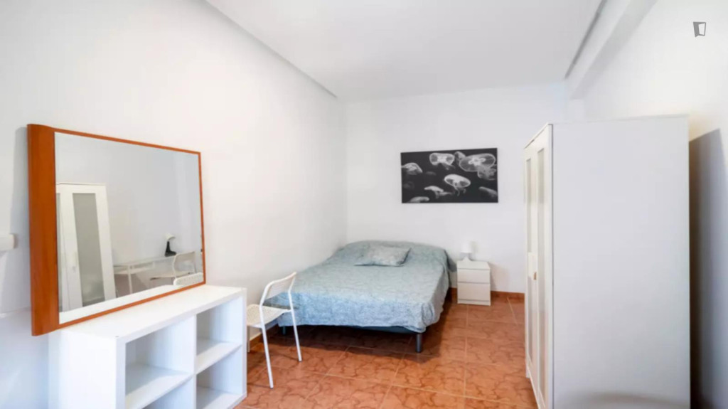 Homely double bedroom near Universidad Católica de Valencia San Vicente Mártir - Valence - chambre - ImmoJeune