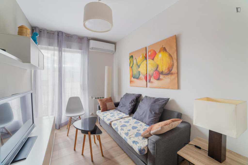 Monthly rental apartment with1 bedroom with walk-in closet and balcony in Latina district - Madrid - chambre - ImmoJeune