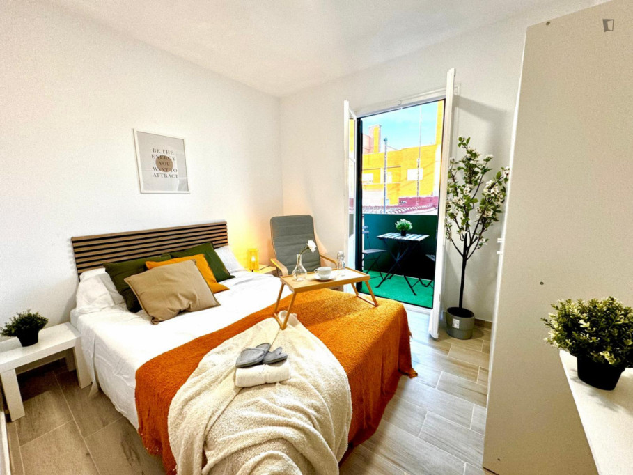 Welcoming double bedroom in Usera - Madrid - chambre - ImmoJeune
