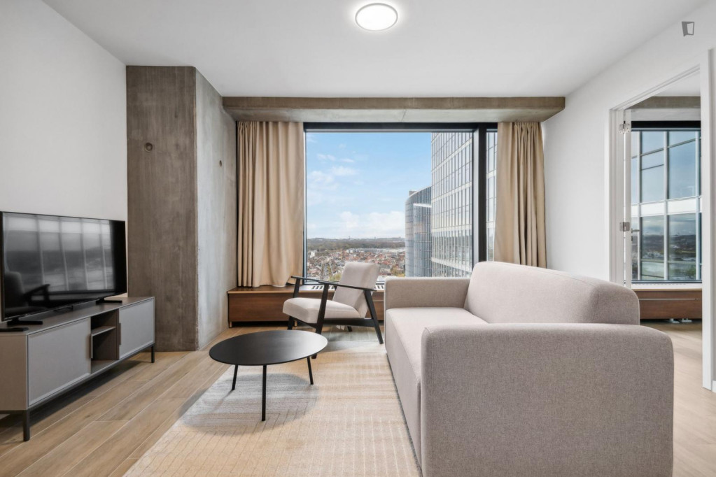 Stylish 1-bedroom flat in the vibrant and well-connected Brussels North area - Bruxelles - chambre - ImmoJeune