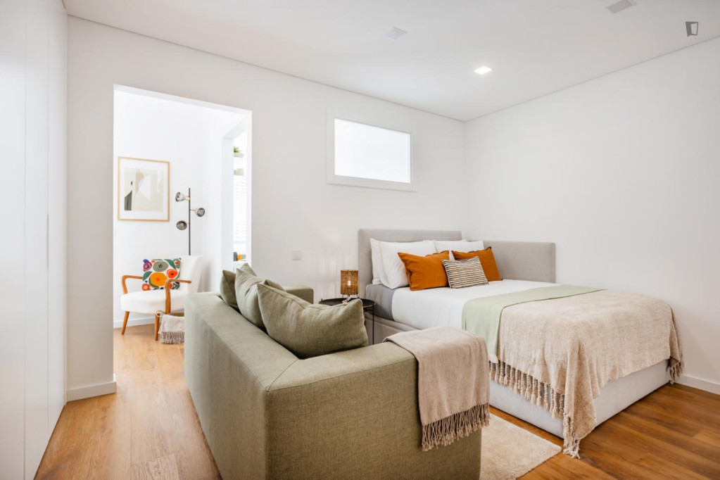 Bright studio close to the Matosinhos beach - Matosinhos - chambre - ImmoJeune