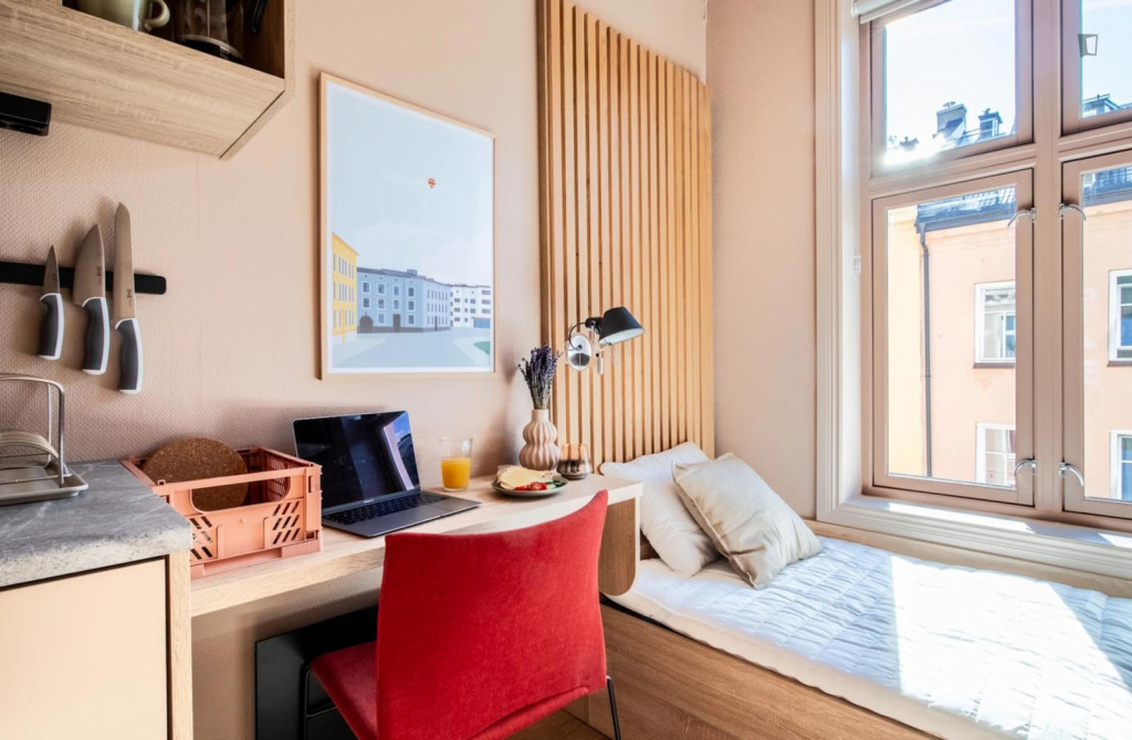 Appealing studio near Kuba park - Oslo - chambre - ImmoJeune