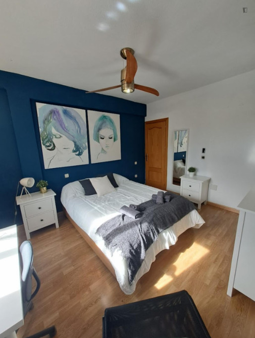 Single bedroom in a 4-bedroom apartment - Madrid - chambre - ImmoJeune