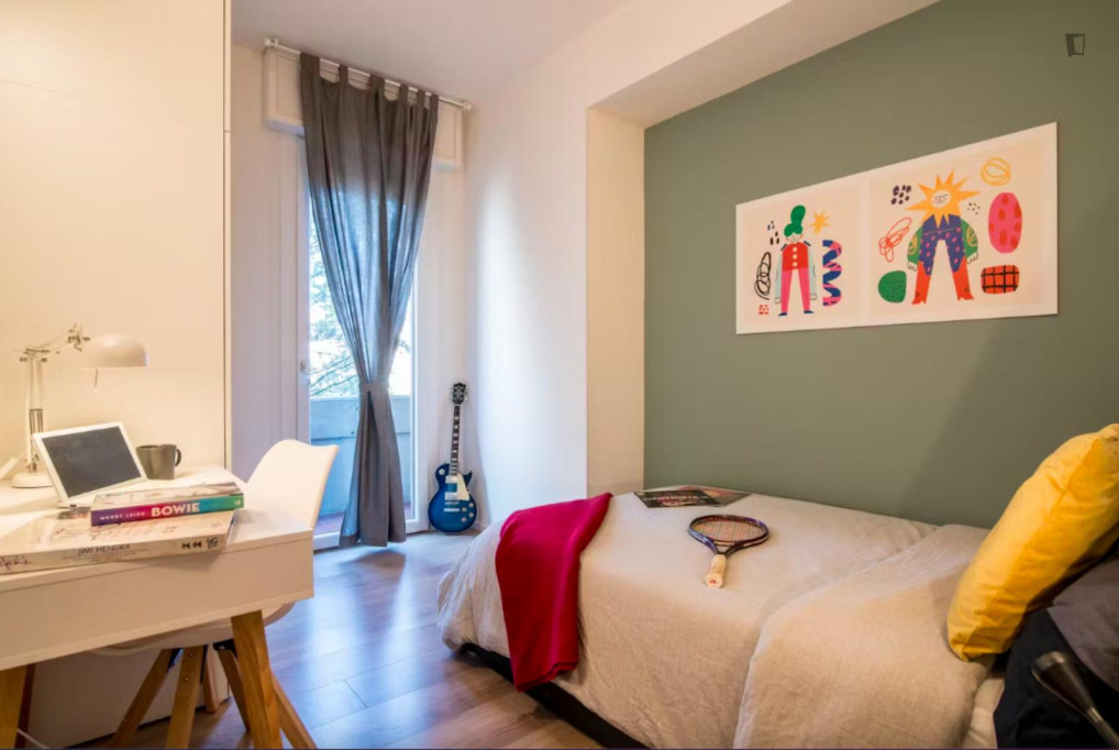 Private Room With Double Bed, Terrace, Air Conditioning - Padova - chambre - ImmoJeune