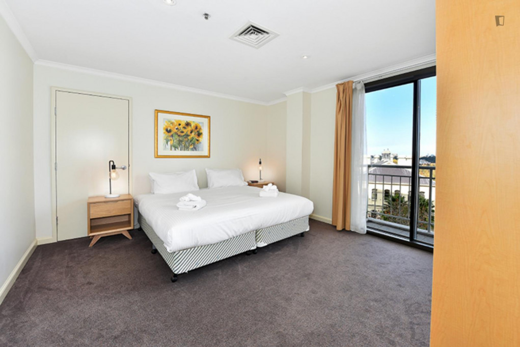 Cool 2-bedroom apartment near Fitzroy Gardens - Melbourne - chambre - ImmoJeune