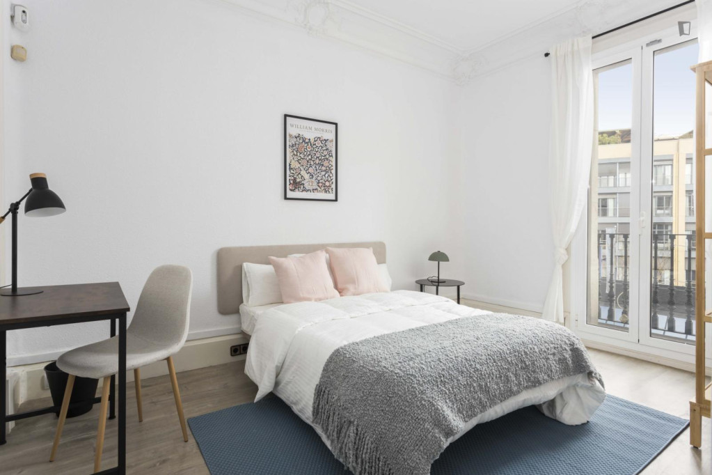 Bedroom for rent in Pelai 50 3-1, Barcelona - Barcelone - chambre - ImmoJeune