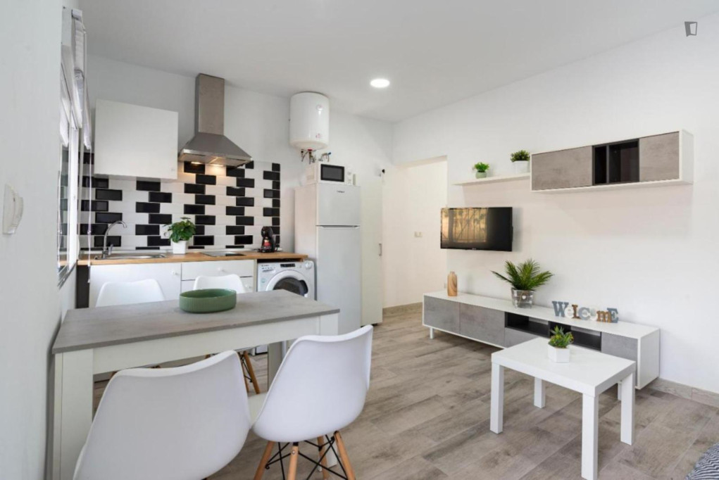 Cool 1-bedroom flat in Carretera de Cádiz - Malaga - chambre - ImmoJeune