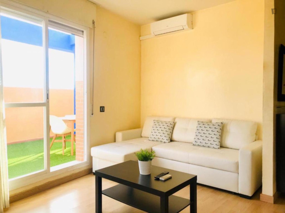 Nice 1-bedroom flat with private terrace  - Malaga - chambre - ImmoJeune
