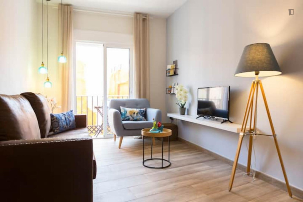 Bright 2-bedroom flat in the city centre - Malaga - chambre - ImmoJeune