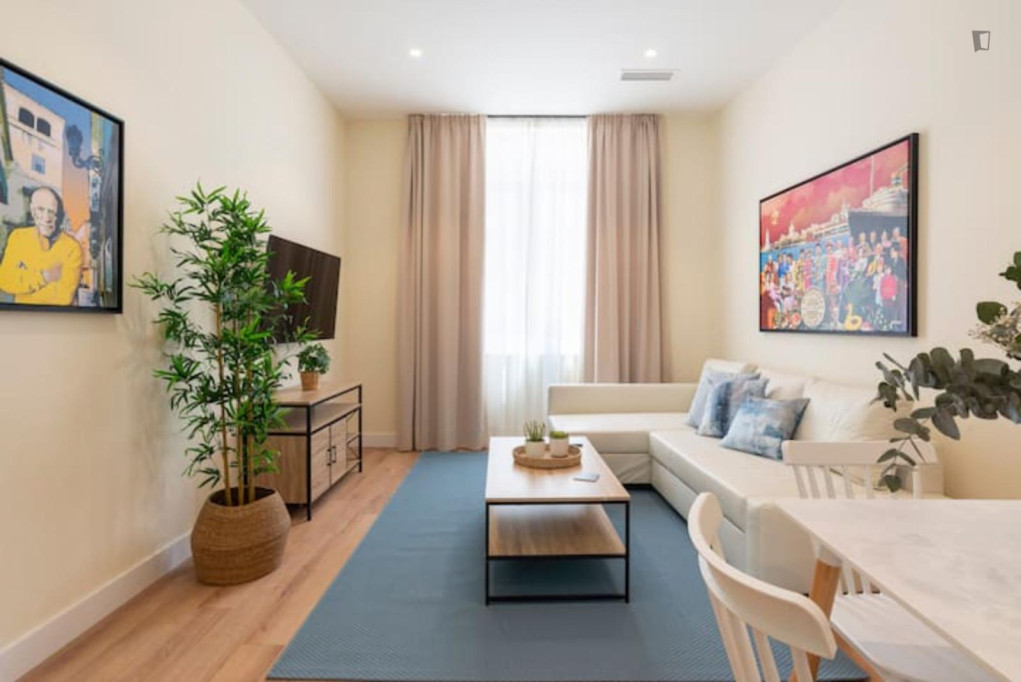 Stylish studio in front of Playa la Malagueta - Malaga - chambre - ImmoJeune
