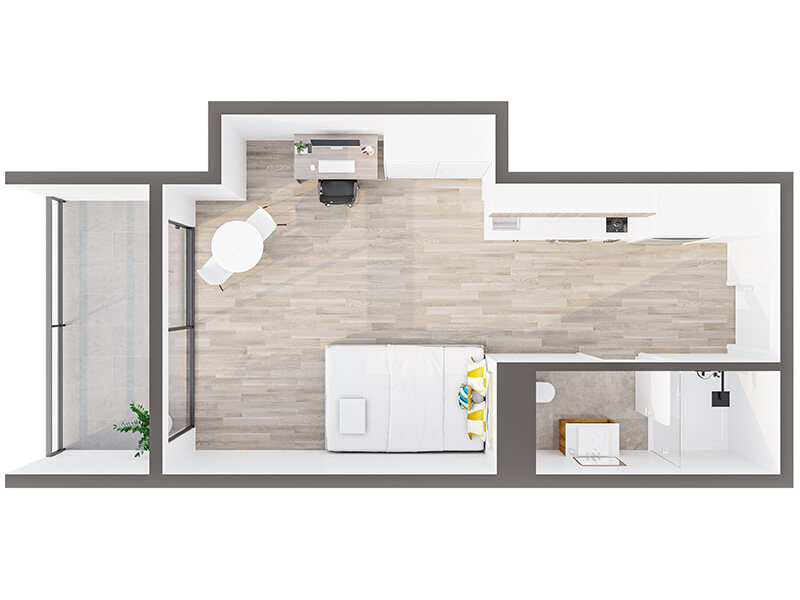 Castle Camperdown Three - Sydney - chambre - ImmoJeune