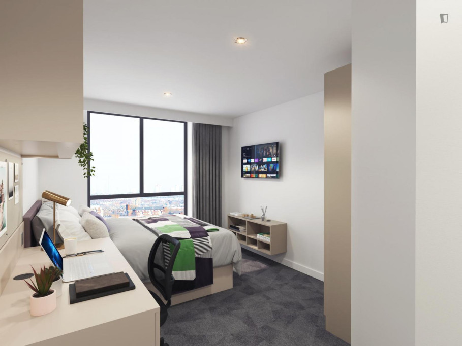 Apartment 16sqm - Nottingham - chambre - ImmoJeune