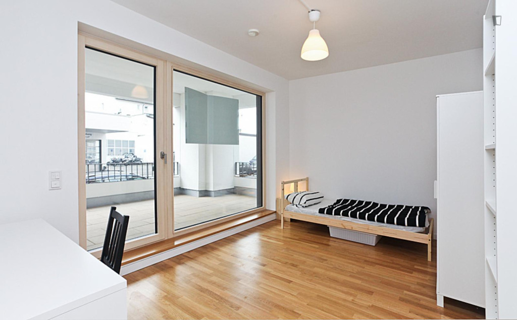 Snug single bedroom in Ostend - Frankfurt am Main - chambre - ImmoJeune