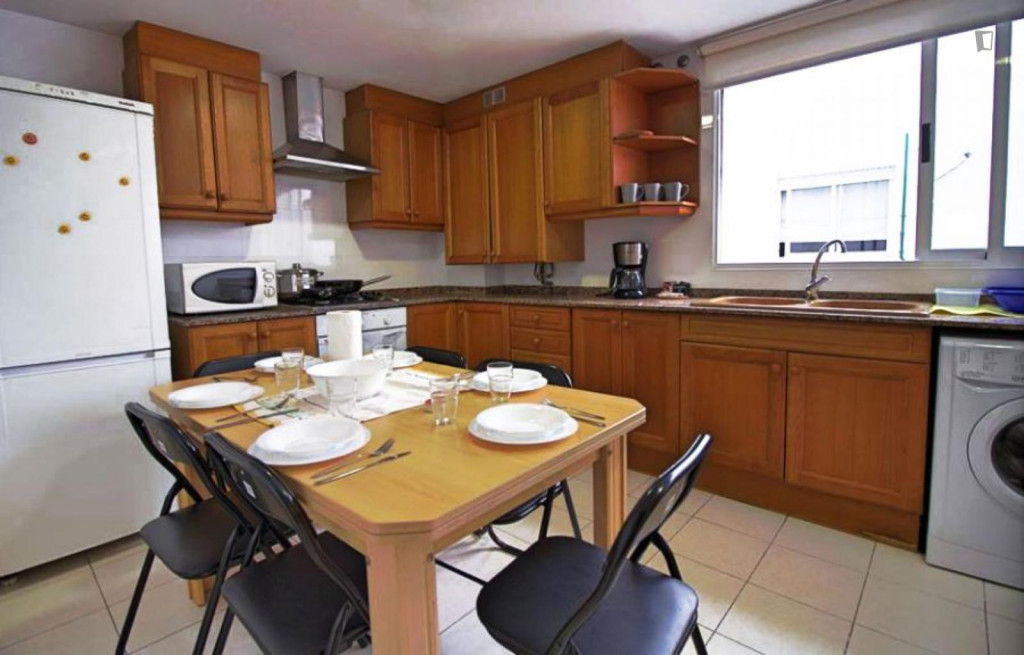 Attractive 5-bedroom apartment near the Tarongers campus of  Universitat de València - Valence - chambre - ImmoJeune