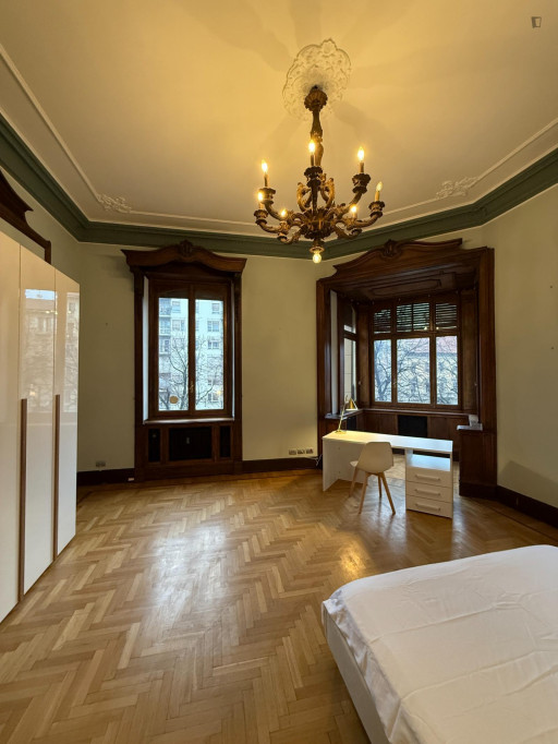 Spacious Bedroom in Turin, Crocetta area - Turin - chambre - ImmoJeune