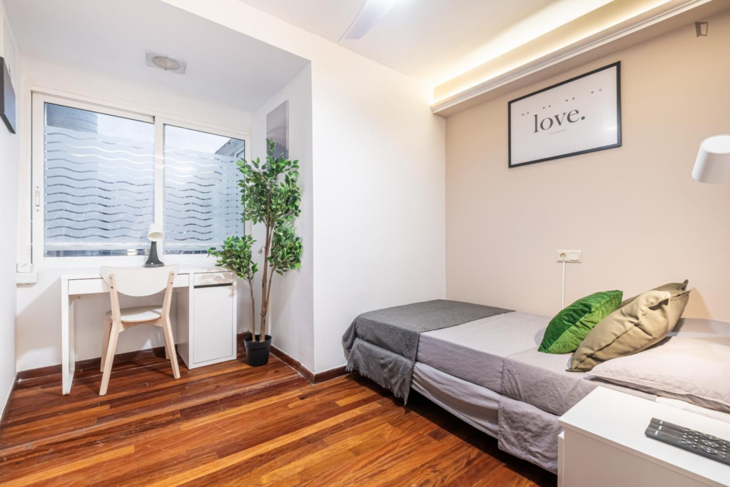 Inviting single bedroom in the Centre district - Alicante - chambre - ImmoJeune