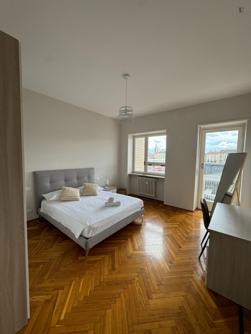 Cool 2-Bedroom Apartment in Turin - Turin - chambre - ImmoJeune