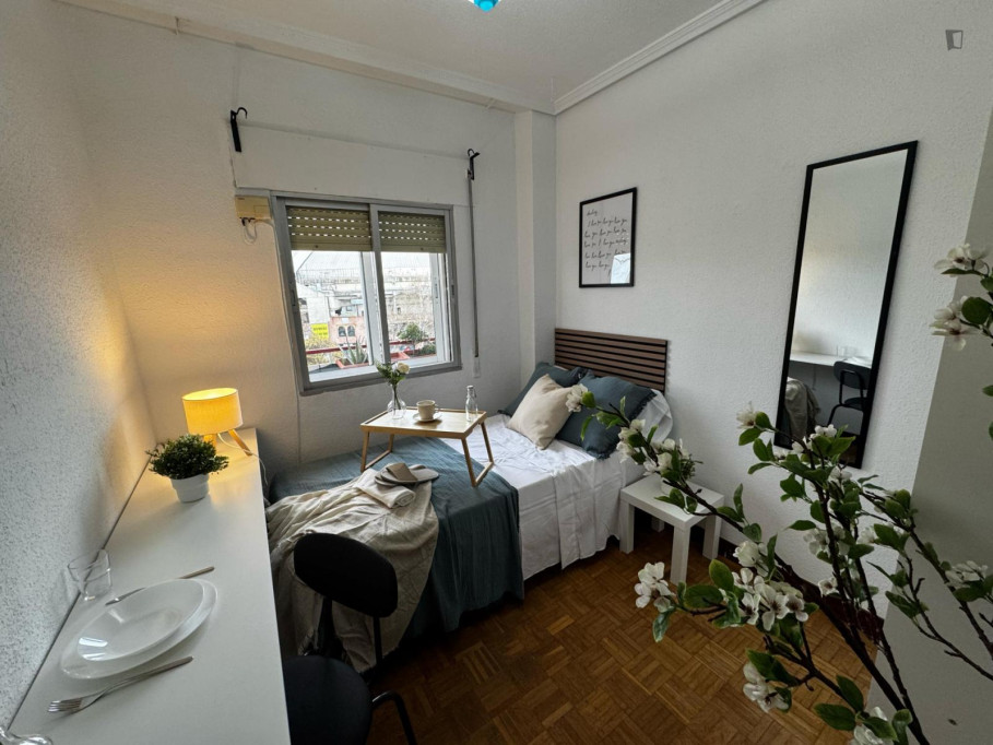 Charming single bedroom in shared flat in Leganés - Madrid - chambre - ImmoJeune