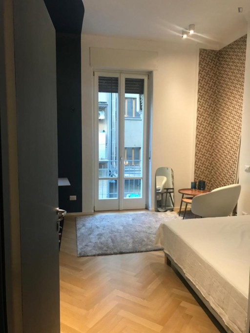 Cozy studio with balcony in central Milan, close to Vetra metro station - Milan - chambre - ImmoJeune